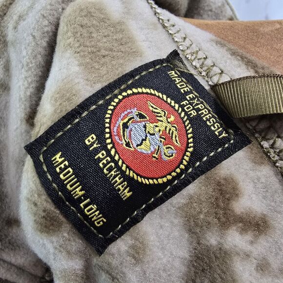 Desert Camo Jacket Mens Medium L Fleece Digital Marines Peckham Military Marpat - Picture 3 of 12